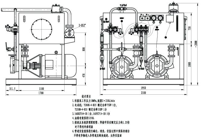 Hydraulic-cyclinders-valves-motors-winches-pumps-manifolds-hydraulic power unit