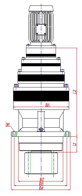 EP706BL4, EP707AL4 Yaw and Pitch drive,EP709AL4, EP711BL4 Yaw and Pitch drive