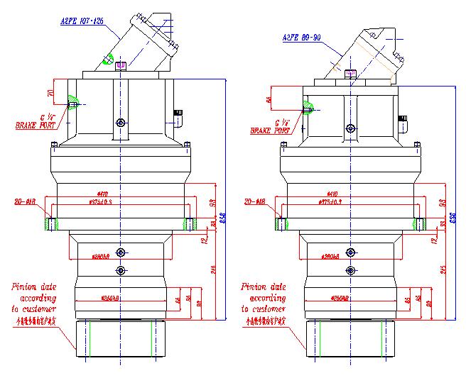 EP710S2 SLEW DRIVES (GFB40T2)