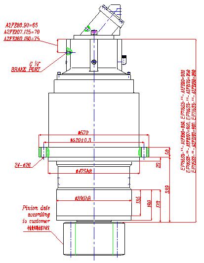 EP715S3 SLEW DRIVES (GFB110T3)