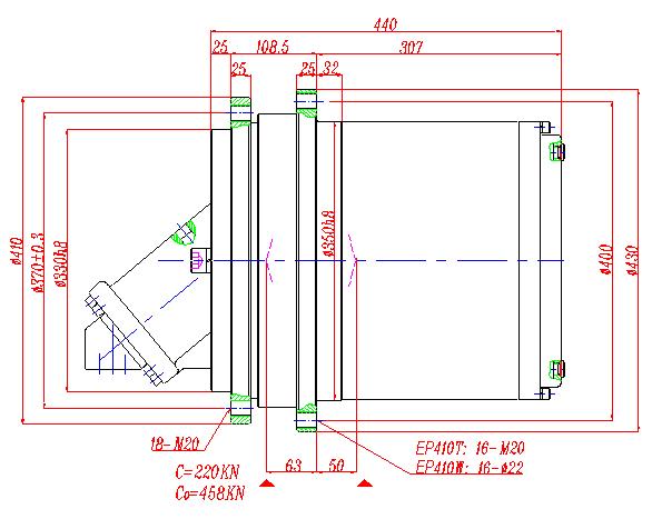 EP410T3 TRACK DRIVES (GFT50T3),EP410W3 WINCH DRIVES (GFT50W3) 