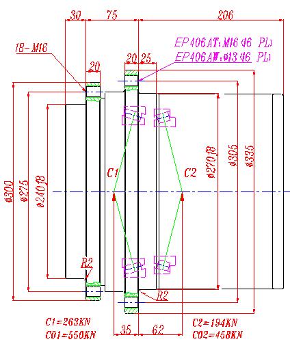 EP406AT2 TRACK DRIVES(GFT13T2)/ EP406AW2 WINCH DRIVES(GFT13W2)