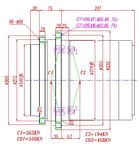 EP406AT3 TRACK DRIVES (GFT17T3 1000), EP406AW3 WINCH DRIVES (GFT17W3 1000)